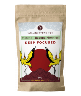 YELLOW STORK TEA Matcha+ Bacopa Monnieri 50g