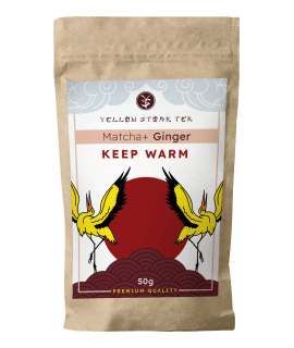 YELLOW STORK TEA Matcha+ Ginger 50g