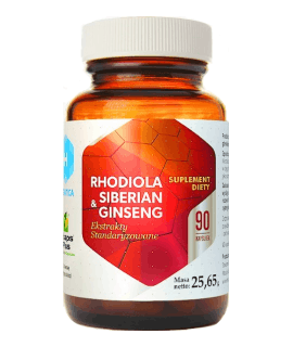 HEPATICA Rhodiola & Siberian Ginseng 90 kaps.