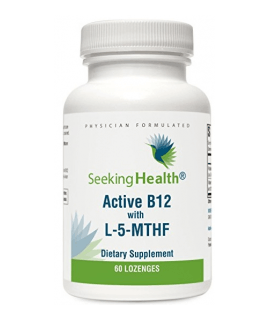 SEEKING HEALTH Active B12 with L-5-MTHF 60 pastylek