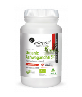 ALINESS Organic Ashwagandha 5% 100 kaps.