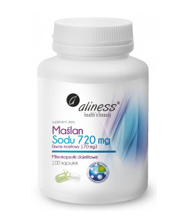 ALINESS Maślan Sodu 720mg 100 kaps.