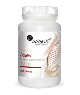 ALINESS Selen SeLECT L-Selenometionina 200mcg 100 tab.