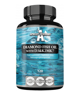 APOLLO'S HEGEMONY Diamond Fish Oil D3 & K2 120 kaps. 