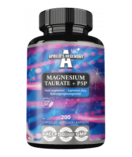 APOLLO'S HEGEMONY Magnesium Taurate + P5P 200 kaps.