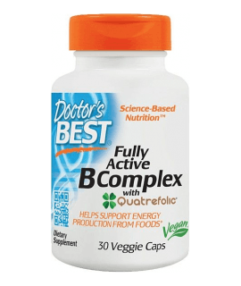 DOCTOR'S BEST Fully Active B Complex 30 kaps.