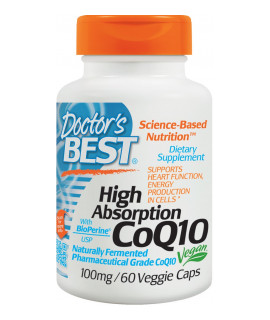 DOCTOR'S BEST High Absorption CoQ10 100mg 60 kaps.