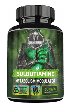 Recommended supplement containing Sulbutiamine as single ingredient is Sulbutiamine from Hades Hegemony