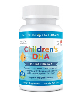 NORDIC NATURALS Children's DHA 250mg 180 softgels