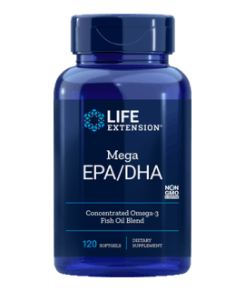 LIFE EXTENSION Mega EPA/DHA 120 kaps.