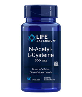 LIFE EXTENSION N-Acetyl-L-Cysteine 600mg 60 kaps.