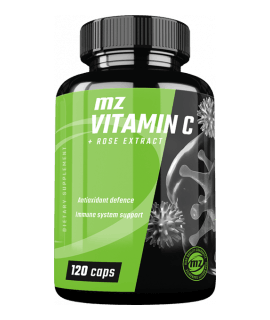 MZ-STORE Vitamin C with 70% Rose Extract 120 kaps.