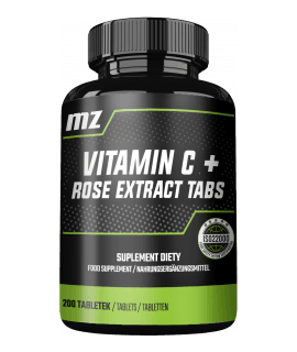 MZ-STORE Vitamin C + Rose Extract Tabs 200 tab.