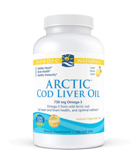 NORDIC NATURALS Arctic Cod Liver Oil 180 softgels