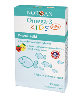 NORSAN Omega-3 Kids Jelly 45 żelek
