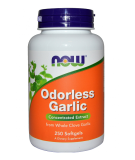 NOW FOODS Odorless Garlic 250 kaps.