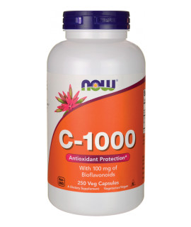 NOW FOODS Vitamin C-1000 with Bioflavonoids 250 kaps.