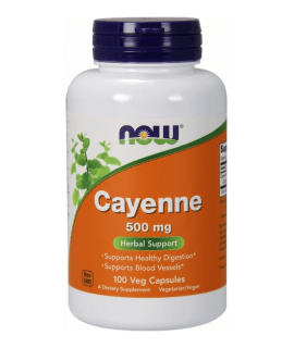 NOW FOODS Cayenne 500mg 100 kaps.