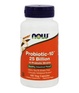NOW FOODS Probiotic-10 25 Billion 100 kaps.