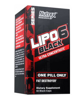 NUTREX Lipo-6 Black Ultra Concentrate 60 kaps. (wersja 2)