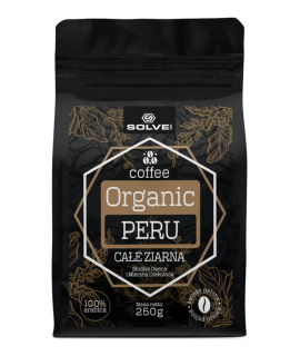 SOLVE LABS Kawa organiczna Organic Peru (całe ziarna) 250g