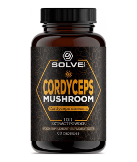 SOLVE LABS Cordyceps Mushroom (ekstrakt) 60 kaps.