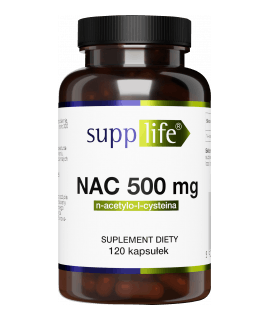 SUPPLIFE NAC 500mg 120 kaps.