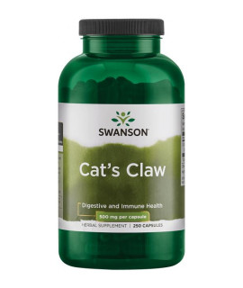 SWANSON Cat's Claw 500mg 250 kaps.
