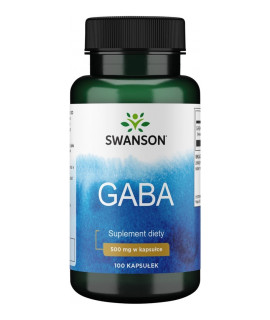 SWANSON Gaba 500mg 100 kaps.