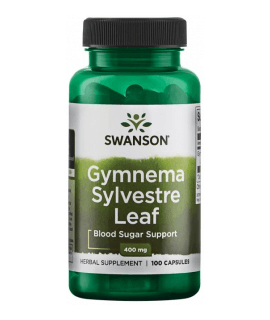 SWANSON Gymnema Sylvestre Leaf 400mg 100 kaps.