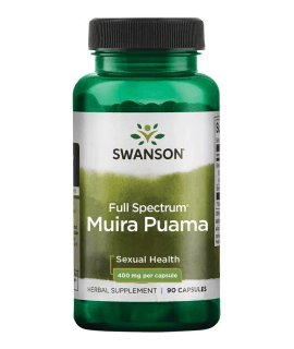 SWANSON Muira Puama Root 400mg 90 kaps.