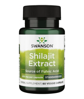 SWANSON Shilajit Extract 400mg 60 kaps.