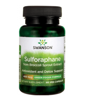 SWANSON Sulforaphane 400mcg 60 kaps.