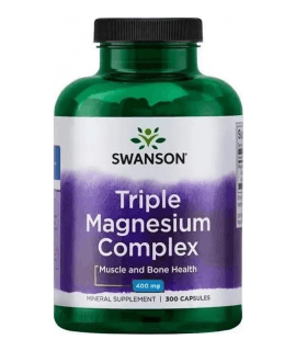 SWANSON Triple Magnesium Complex 400mg 300 kaps.